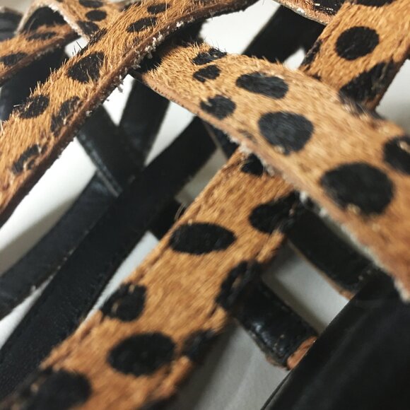 ๐๐๐๐๐๐๐ ๐๐๐๐๐๐
๐
"Rory" Leopard Print Calf Hair Black Stilettos ๐ - Picture 7 of 11